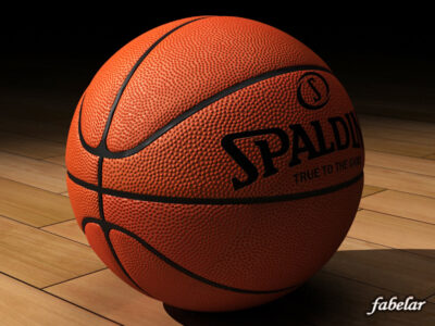 Basketball Spalding  – 3D model