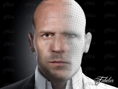 Jason Statham printable – 3D model