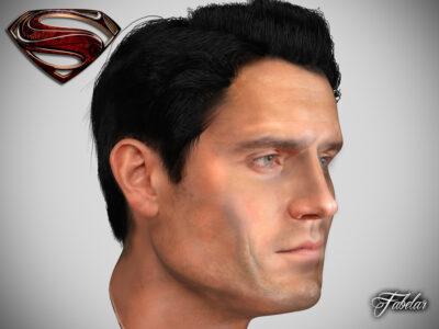 Herny Cavill head – 3D model