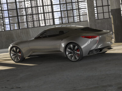 Hyundai HND-9 concept and garage – 3D model