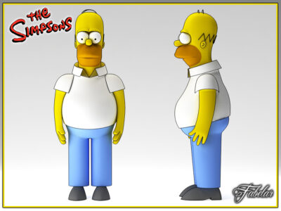 Homer Simpson – 3D model