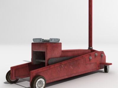 Hydraulic jack – 3D model