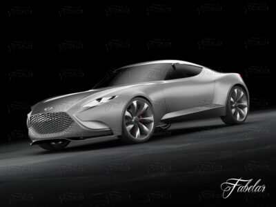 Hyundai HND-9 concept – 3D model