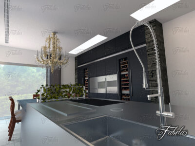 Kitchen 01 – 3D model