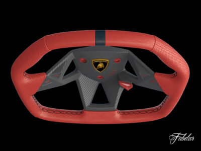 Lamborghini steering wheel – 3D model