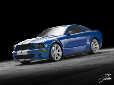 Ford Mustang Cobra – 3D model