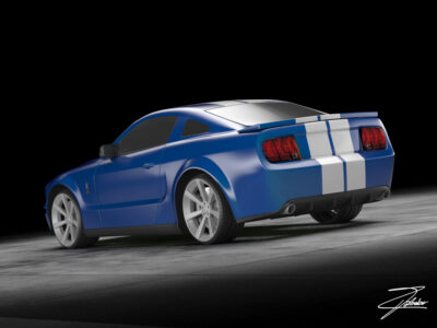 Ford Mustang Cobra – 3D model