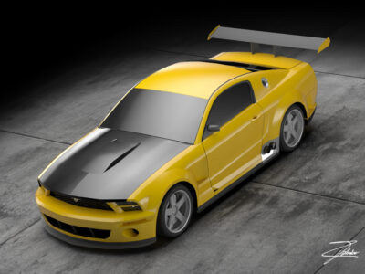 Ford Mustang GTR – 3D model