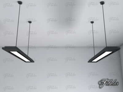 Hanging light 01 – 3D model