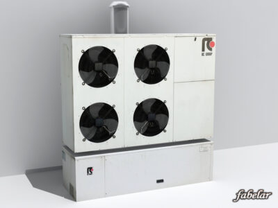 Industrial heat pump – 3D model