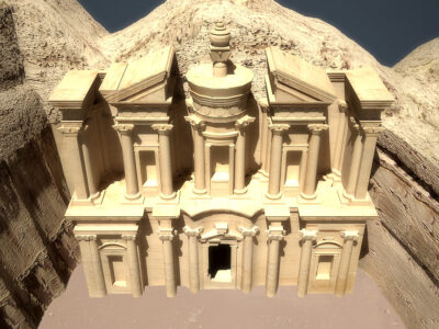 Petra El Deir – 3D model