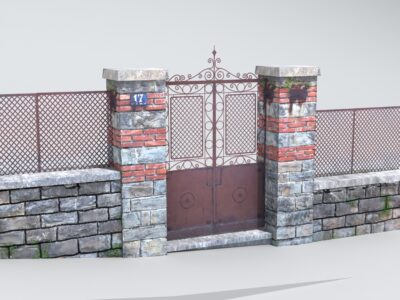 Gate 01 – 3D model