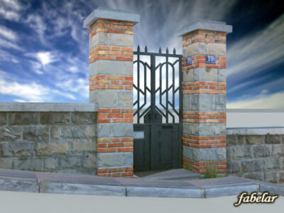Gate 03 – 3D model