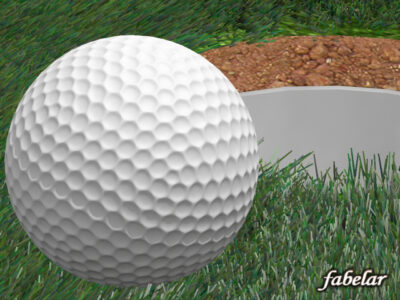 Golf ball  – 3D model