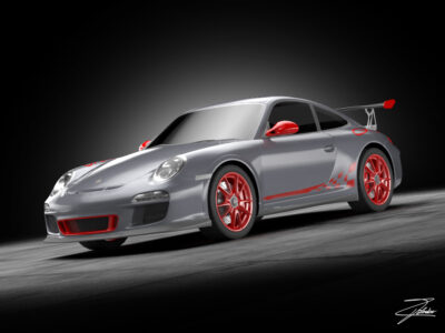 Porsche GT3 RS – 3D model