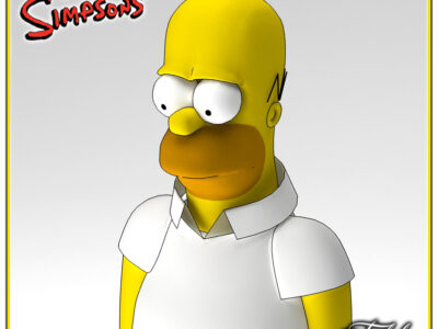 Homer Simpson – 3D model