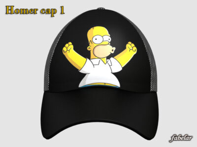 Homer Simpson cap 1 – 3D model