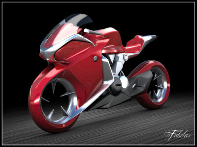 Honda v4 concept – 3D model