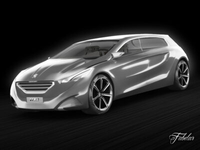 Peugeot HX1 concept – 3D model