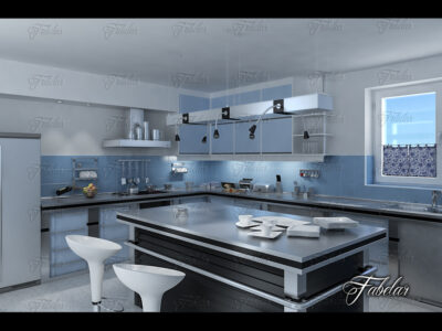Kitchen 02 – 3D model