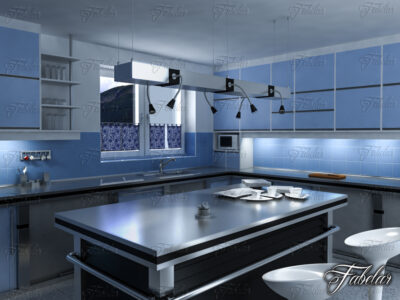 Kitchen 02 – 3D model