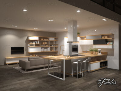 Kitchen 23 – 3D model