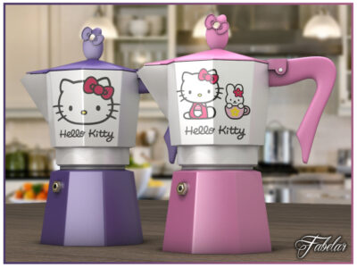 Hello Kitty moka collection – 3D model
