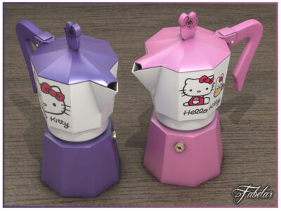 Hello Kitty moka collection – 3D model