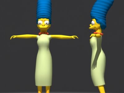 Homer Simpson – 3D model (Copy)