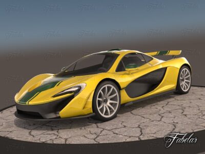 McLaren P1 – 3D model