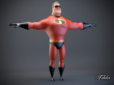Mr Incredible – 3D model