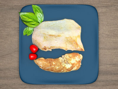 Grilled turkey on plate – 3D model