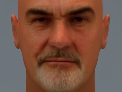 Sean Connery head – 3D model