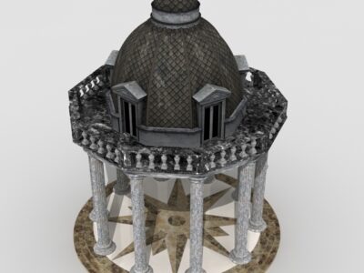 Temple 2 – 3D model