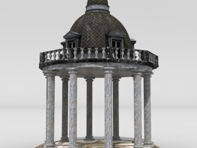 Temple 2 – 3D model
