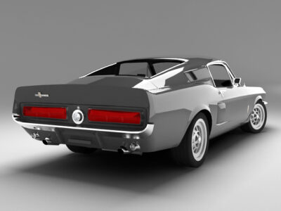 Mustang Shelby GT 500 – 3D model