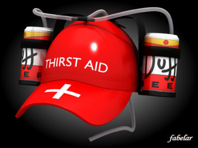 Thirst aid cap – 3D model